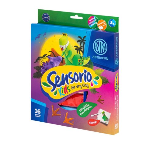 Masa plastyczna dla dzieci DINOZAURY Sensorio Kids mix Astra (336123024)