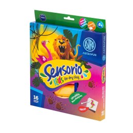 Masa plastyczna dla dzieci DŻUNGLA Sensorio Kids mix Astra (336123023)