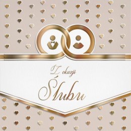 Kartka składana kw KARNET KW KOPERTA SLUB OBRACZKI Henry (5905701482962)