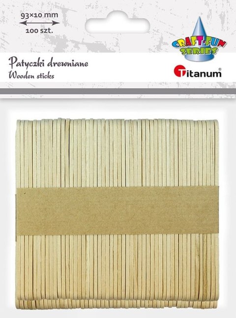 Ozdoba drewniana Craft-Fun Series patyczki Titanum (BG017)