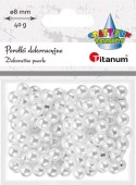 Perełki Craft-Fun Series 8mm białe Titanum (X108)