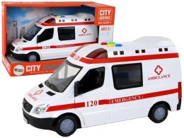 Ambulans Napęd Frykcyjny Dźwięki Światło Lean (15495)