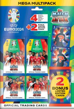 Karty Euro 2024 Topps Cards mega multipack Topps (67905) 34 sztuk
