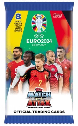 Karty Euro 2024 Topps Cards saszetki z kartami mix Topps (67868) 8 sztuk