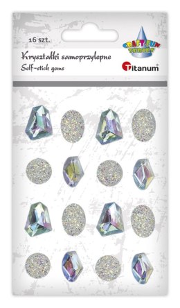 Kryształki Craft-Fun Series 16 sztuk srebrne Titanum (23mH03146)