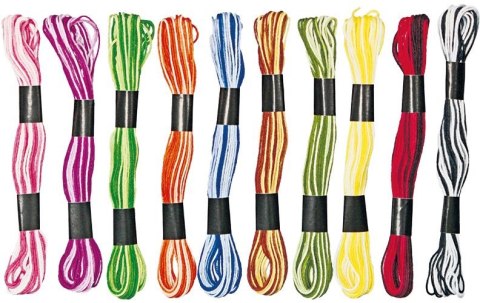 Mulina Craft-Fun Series dwukolorowa 10 kol. Titanum