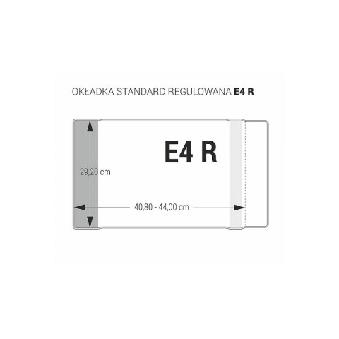 Okładka Standard regulowana E4R [mm:] 292x408-440 Biurfol (OZK-57)
