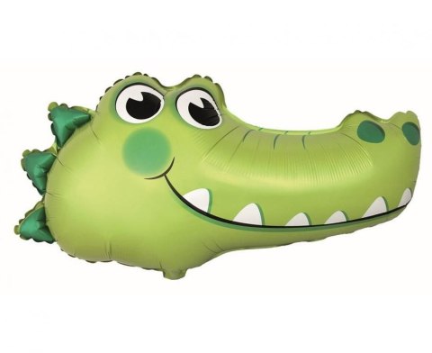 Balon foliowy FX - Krokodyl (głowa), pakowany 24cal Godan (B901876)