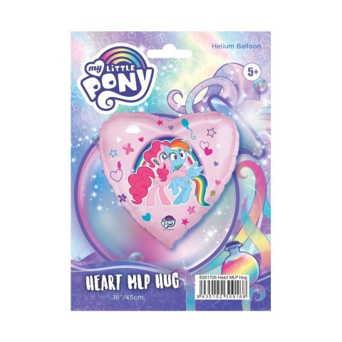 Balon foliowy My Little Pony Uścisk, pakowany 18cal Godan (B201706)