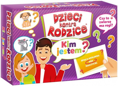 Gra karciana Dzieci kontra rodzice Kim jestem? Kangur