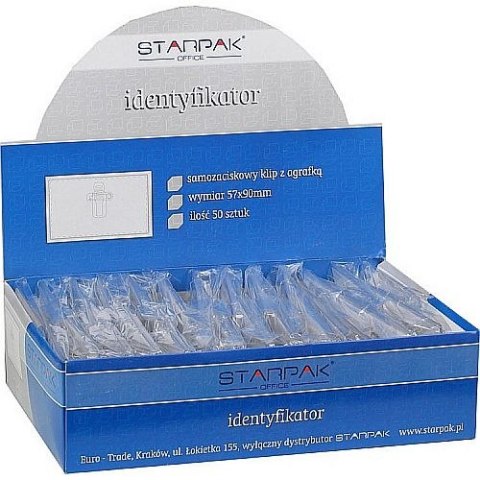 Identyfikator [mm:] 57x90 Starpak