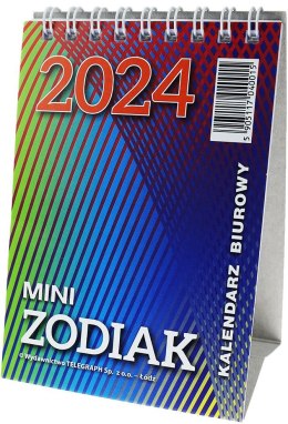 Kalendarz biurkowy Wydawnictwo Telegraph MINI ZODIAK biurkowy stojący 85mm x 120mm (H7)