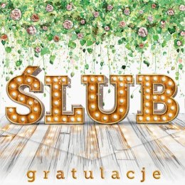 Kartka składana kw KARNET KW KOPERTA SLUB NAPIS BOHO Henry (5905701482955)