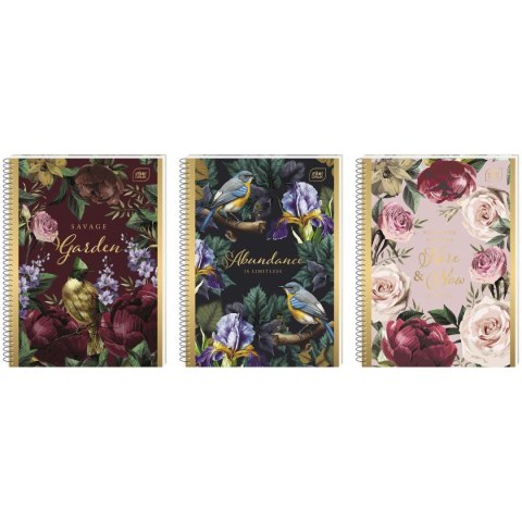 Kołozeszyt (kołonotatnik) SAVAGE A5100 # A5 100k. 70g krata Interdruk (5902277348579)