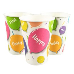 Kubek jednorazowy Happy Balloons! papier 200ml Arpex (DC5860)