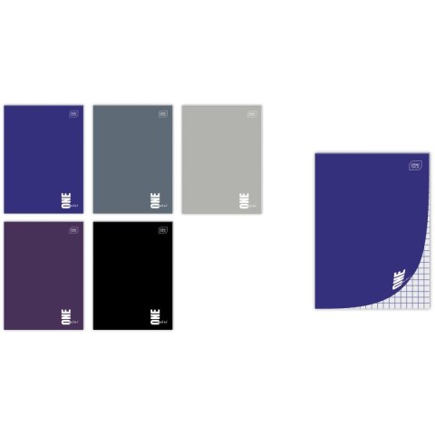 Notes (notatnik) 70g ONE COLOR A6 50# A6 50k. krata Interdruk