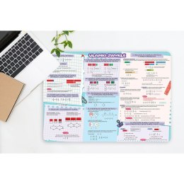 Podkład na biurko UŁAMKI ZWYKŁE I DZISIĘTNE mix PVC PCW Henry (5905701481491)