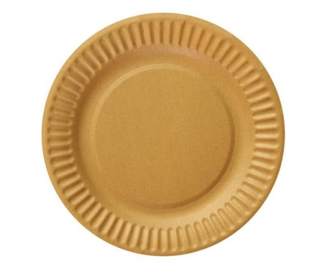 Talerz jednorazowy złoty papier śr. 180mm 6 szt Godan (PF-TPZ6)