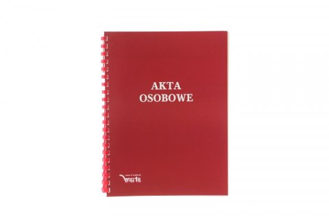 Teczka do akt osobowych ABCDE niezadrukowana A4 Warta (1824-339-092)