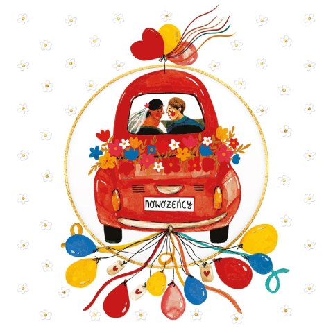 Kartka składana C5 KARNET KW KÓŁKO SLUB GARBUS Henry (5907465665124)