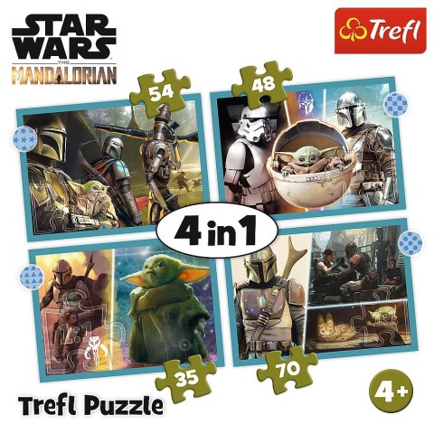 Puzzle Mandalorian 4w1 4w1 el. Trefl (34397)