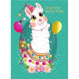 Kartka składana B6 LAMA 2 C6 Henry (5907465662741)