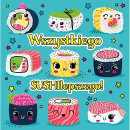 Kartka składana kw KARNET KW SUSHI Henry (5905701481415)