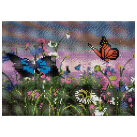 Zestaw kreatywny Diamentowa mozaika 30x40cm Motyle Flamingo Line (TMR12041)