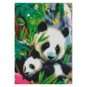 Zestaw kreatywny Diamentowa mozaika 30x40cm Panda Flamingo Line (TGC75484)