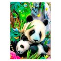 Zestaw kreatywny Diamentowa mozaika 30x40cm Panda Flamingo Line (TGC75484)
