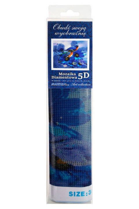 Zestaw kreatywny Diamentowa mozaika 30x40cm Ptaszki Flamingo Line (TMW25273)