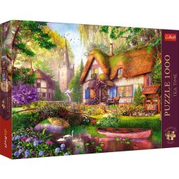 Puzzle Premium Plus Urocza chatka w lesie 1000 el. Trefl (10804)