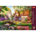 Puzzle Premium Plus Urocza chatka w lesie 1000 el. Trefl (10804)