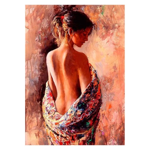 Zestaw kreatywny Diamentowa mozaika 30x40cm Akt kobiecy Flamingo Line (TSGK80509)