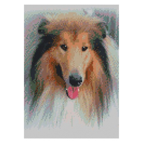 Zestaw kreatywny Diamentowa mozaika 30x40cm Lassie Flamingo Line (TBS01371-02(39))