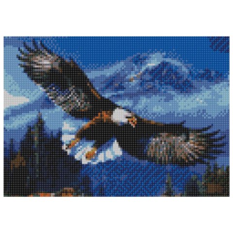 Zestaw kreatywny Diamentowa mozaika 30x40cm Orzeł Flamingo Line (TGC71267)