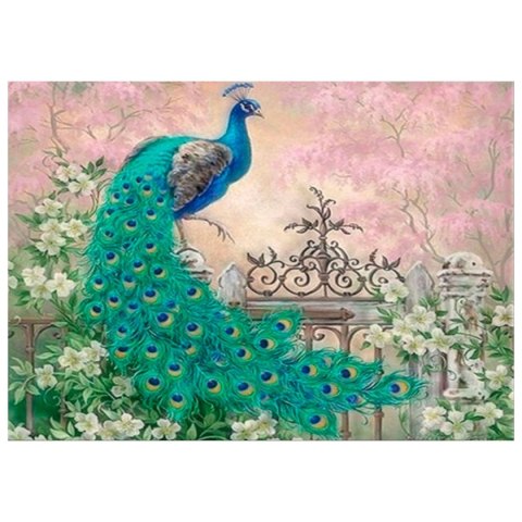 Zestaw kreatywny Diamentowa mozaika 30x40cm Paw Flamingo Line (TGD72712)