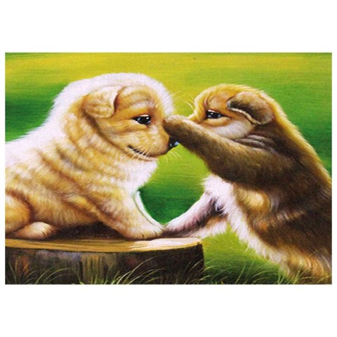 Zestaw kreatywny Diamentowa mozaika 30x40cm Psy 1 Flamingo Line (TMF1039)