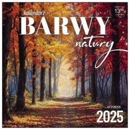 Kalendarz ścienny BARWY NATURY Press 33x33 330mm x 330mm (5904830713558)