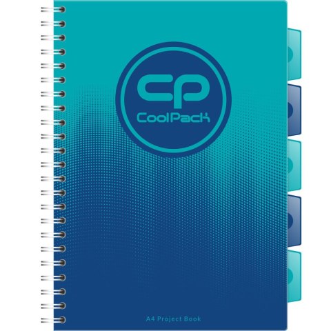 Kołozeszyt (kołonotatnik) CoolPack OCEAN A4 200k. 80g krata Patio (03067CP)