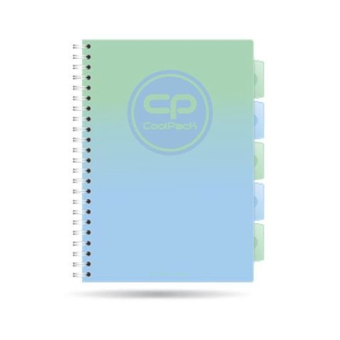 Kołozeszyt (kołonotatnik) CoolPack gradient A4 200k. 80g krata Patio (31015CP)