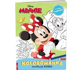 Książka dla dzieci Minnie. Kolorowanka według kodu Ameet (KKO 9105)