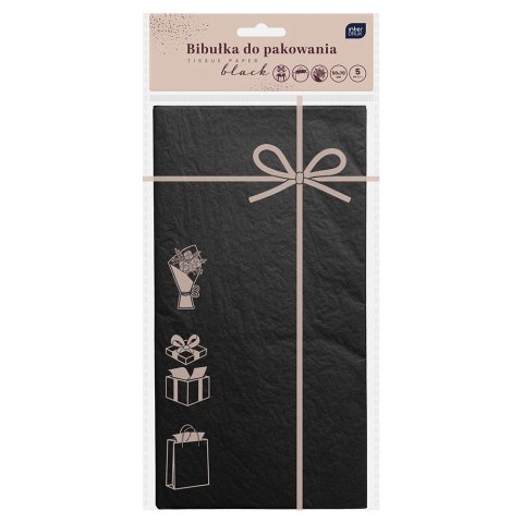 Papier pakowy Bibułka 50x70cm 5902277345585 [mm:] 700x500 Interdruk (czarna)