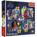 Puzzle Disney Marenia sie spełniają 4w1 el. Trefl (34649)