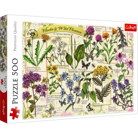 Puzzle Zioła lecznicze 500 el. Trefl (37478)