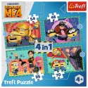 Puzzle Zwariowane Minionki 4w1 el. Trefl (34648)