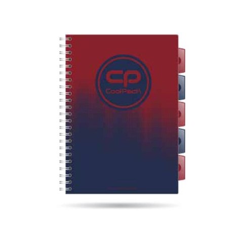 Kołozeszyt (kołonotatnik) CoolPack gradient A4 200k. 80g krata Patio (31572CP)