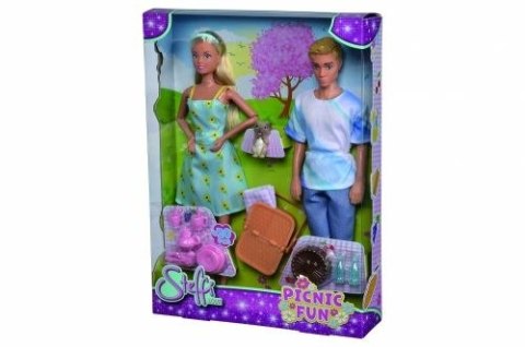 Lalka Steffi i Kevin na pikniku [mm:] 290 Simba