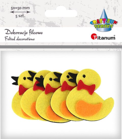 Ozdoba filcowa Craft-Fun Series Kaczuszki Titanum (PJ-111)