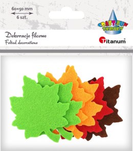 Ozdoba filcowa Craft-Fun Series Liście Titanum (PJ-072)